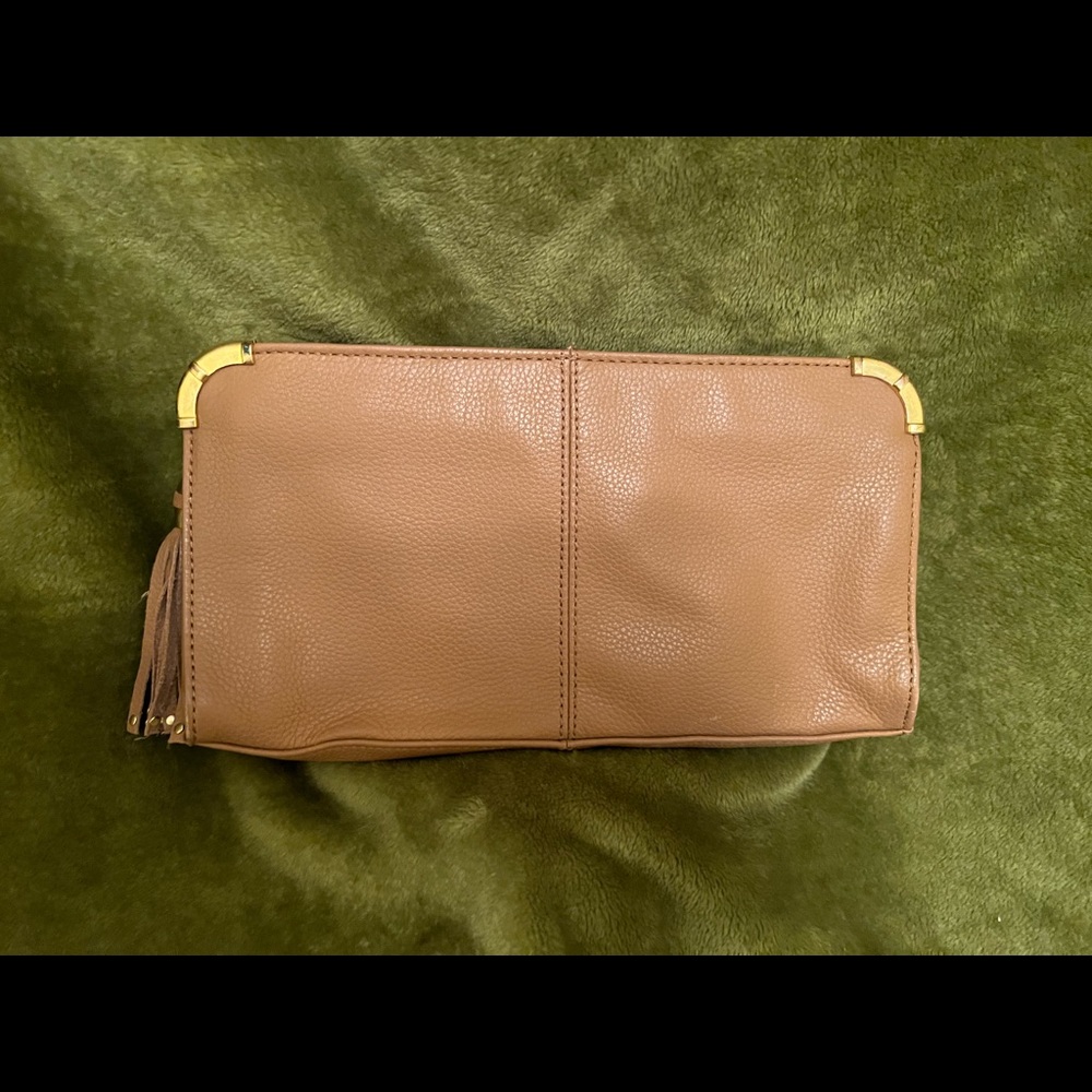 Tan BCBG Maxazria Clutch!